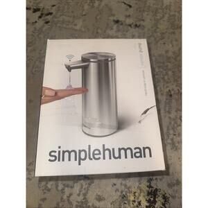 Simple Human Liquid Soap/Sanitizer Sensor Pump Dispenser St1066, Stainless Steel